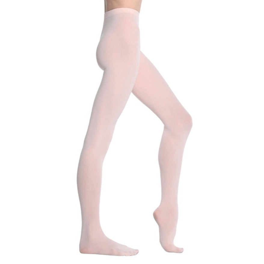 PRIMA PINK TIGHTS/STOCKINGS - Footed or Convertible - AngelBows Dancewear  Solutions